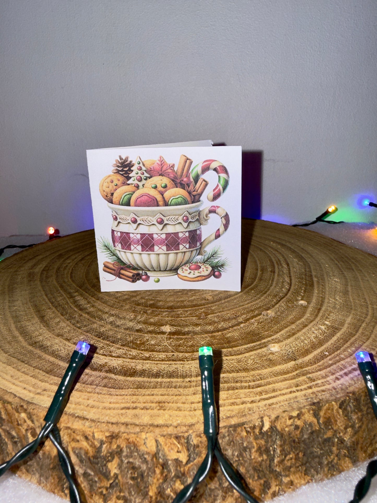 Cookie Jar Christmas Collection β Set of 6 Small Festive Cards with Envelopes