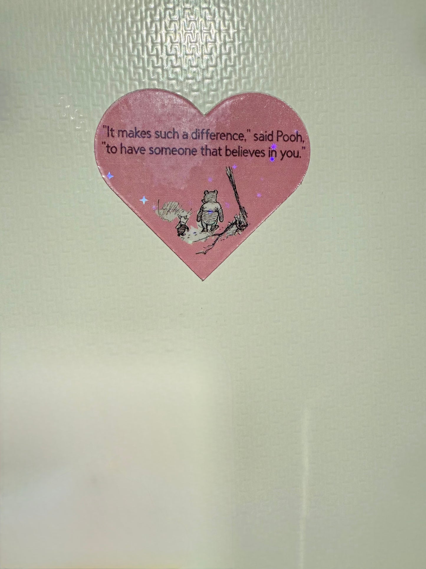 Winnie-the-Pooh Heart Magnet - A. A. Milne