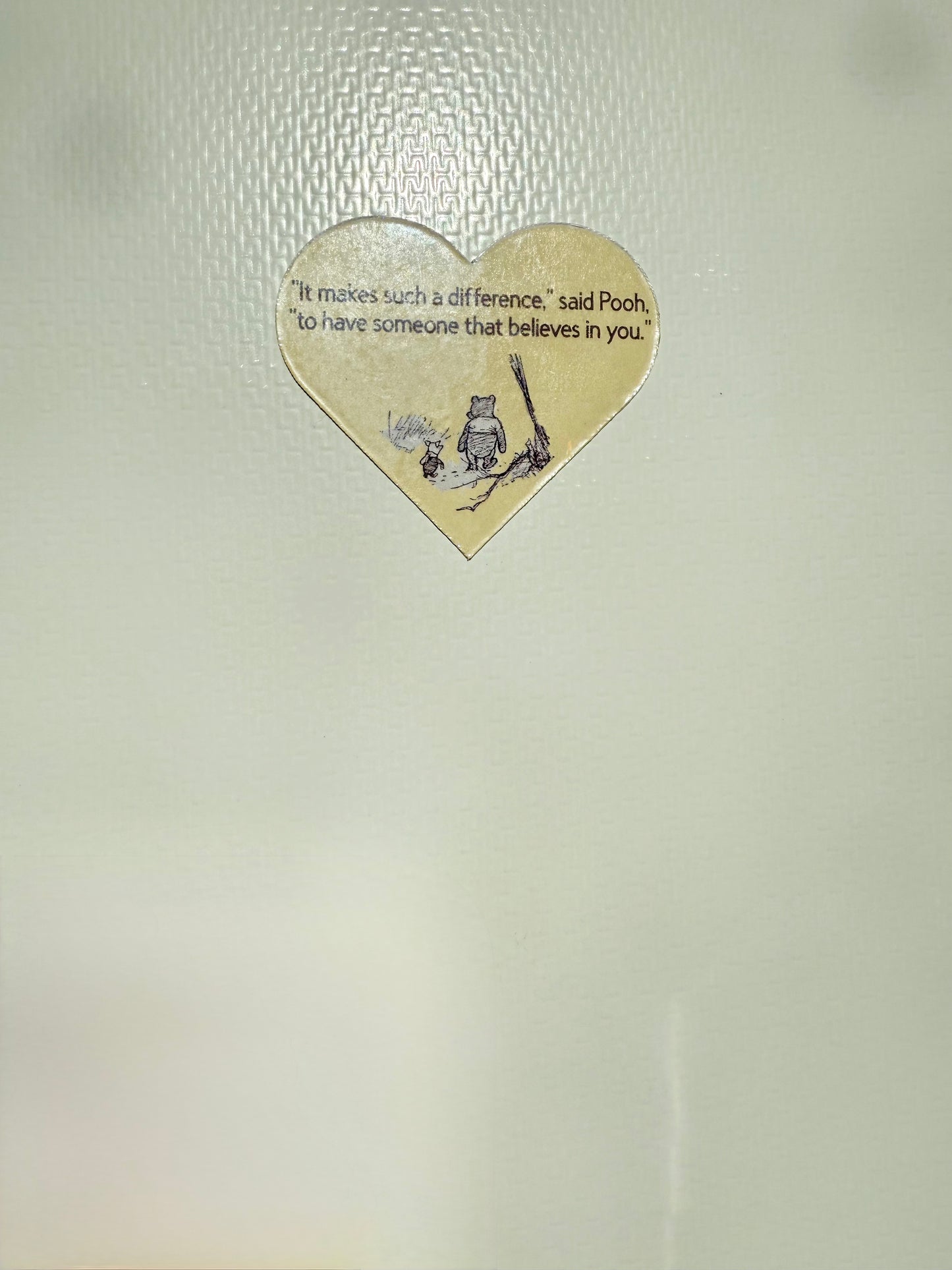 Winnie-the-Pooh Heart Magnet - A. A. Milne