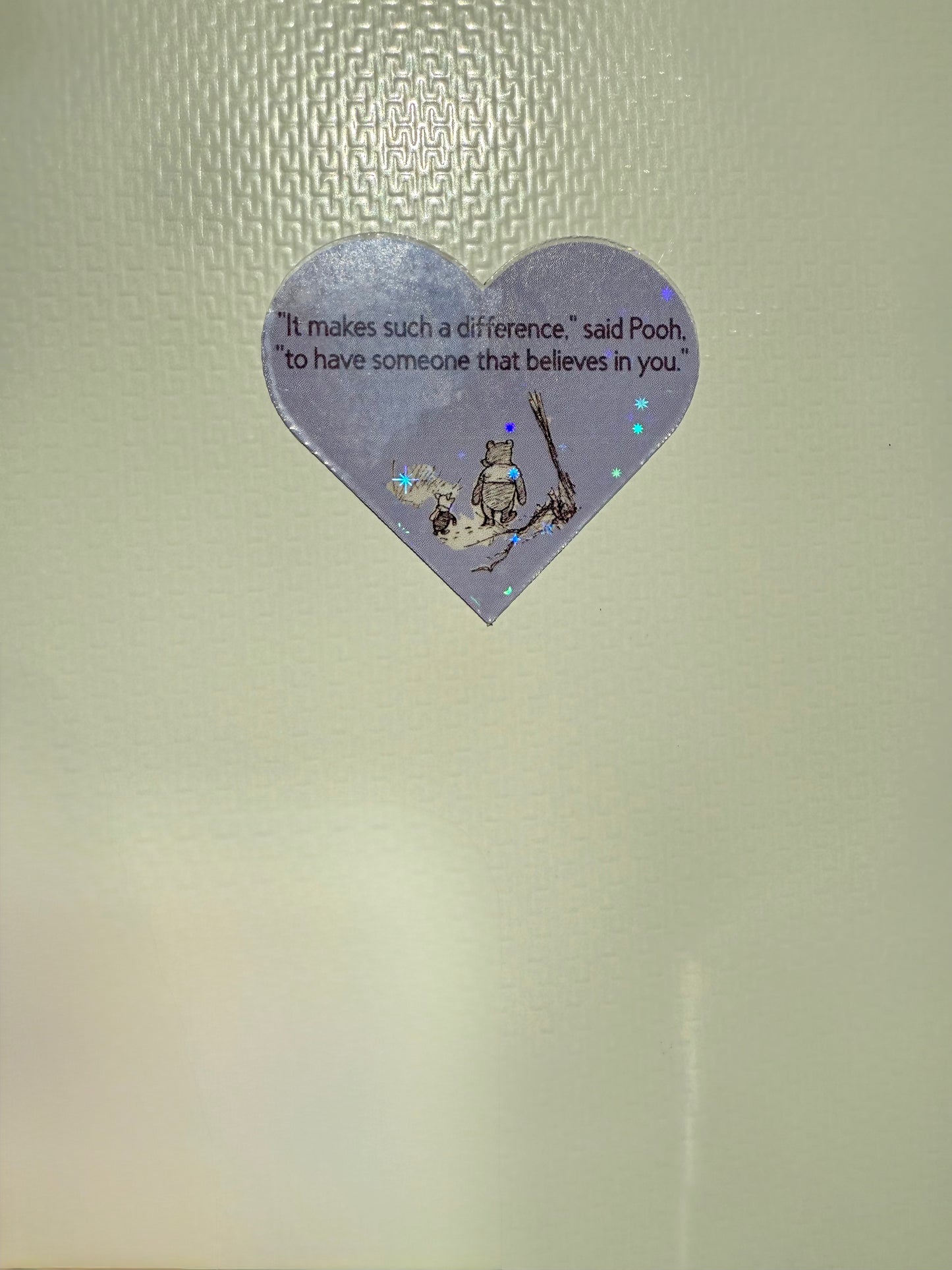 Winnie-the-Pooh Heart Magnet - A. A. Milne
