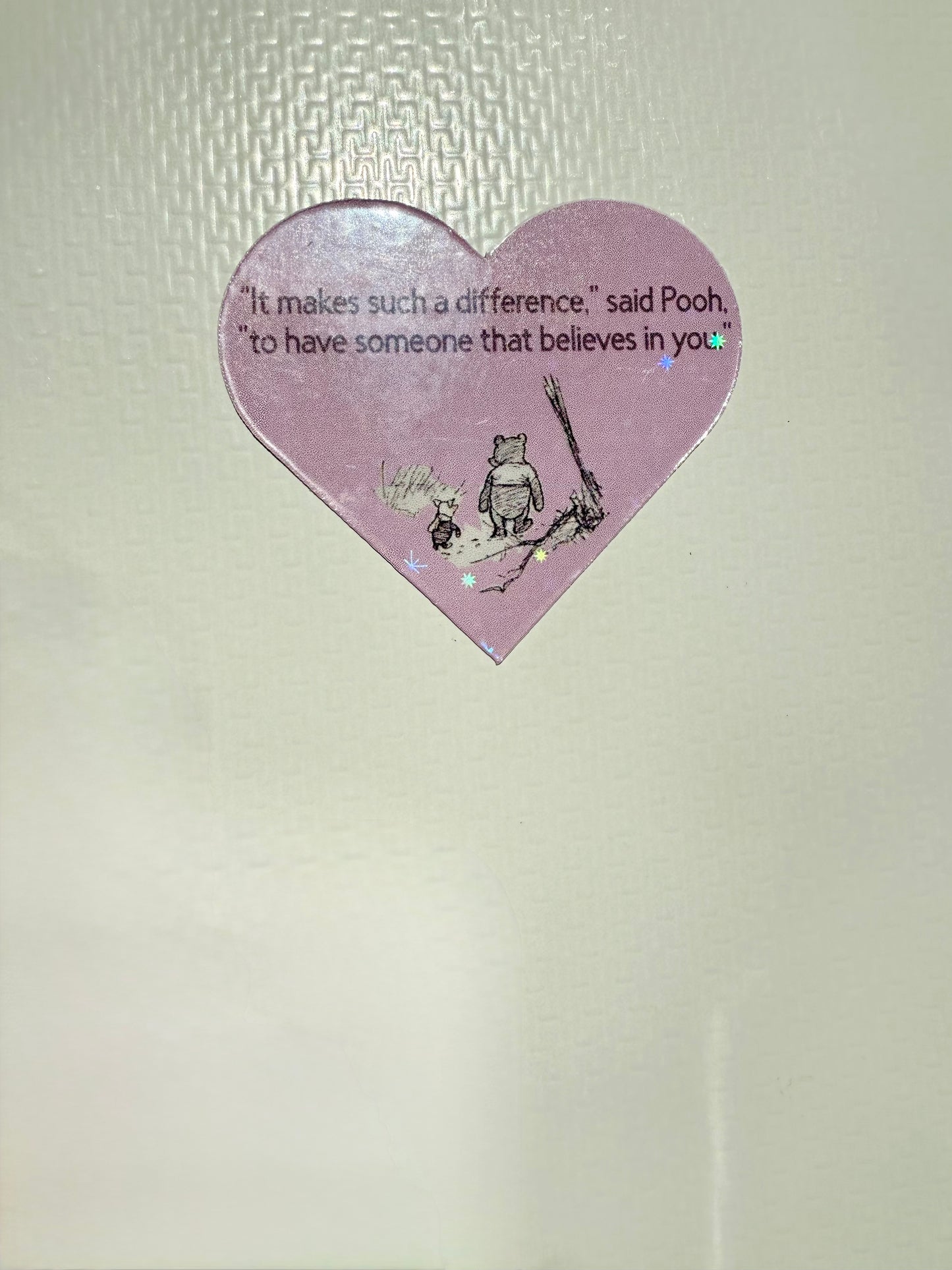 Winnie-the-Pooh Heart Magnet - A. A. Milne