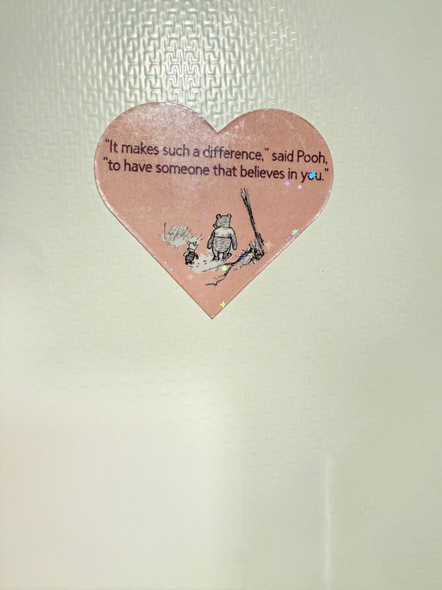 Winnie-the-Pooh Heart Magnet - A. A. Milne
