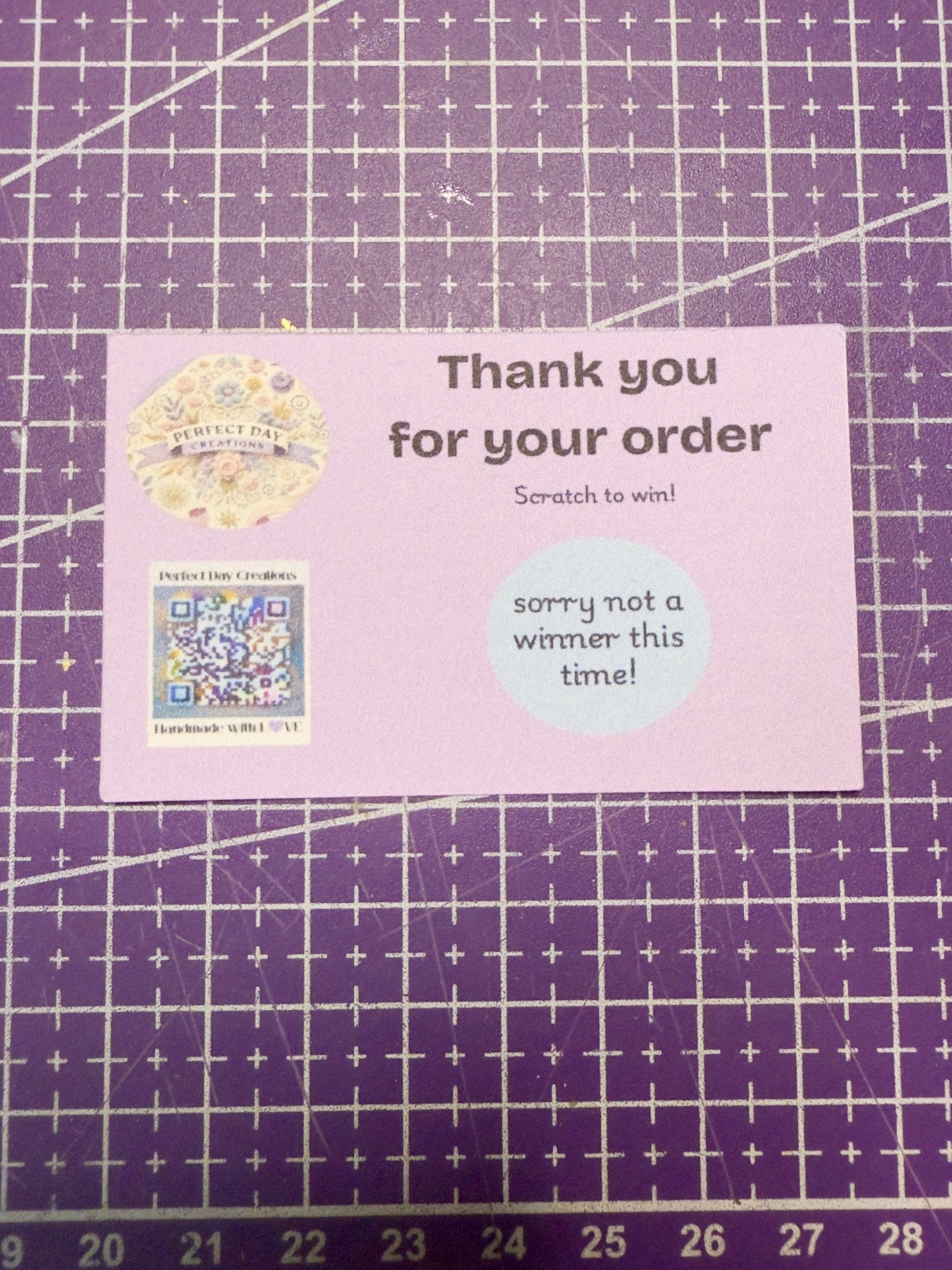 Custom Thank You / Promo Scratch Cards – Make Your Business Unforgettable!