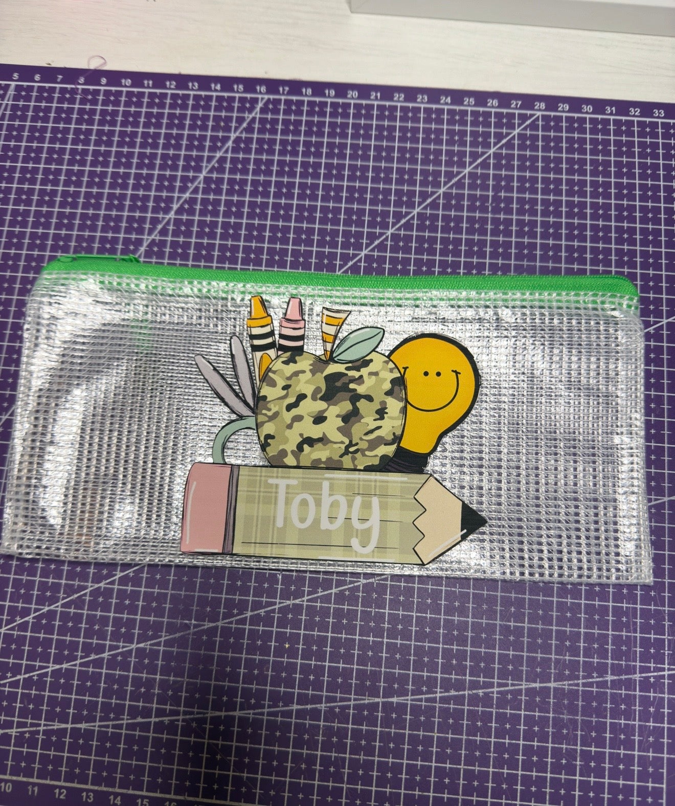 Personalised Holographic Pencil Case – Fun & Durable Back to School Style!