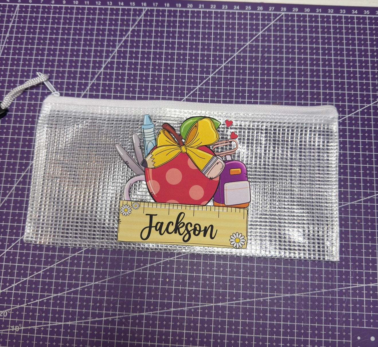 Personalised Holographic Pencil Case – Fun & Durable Back to School Style!