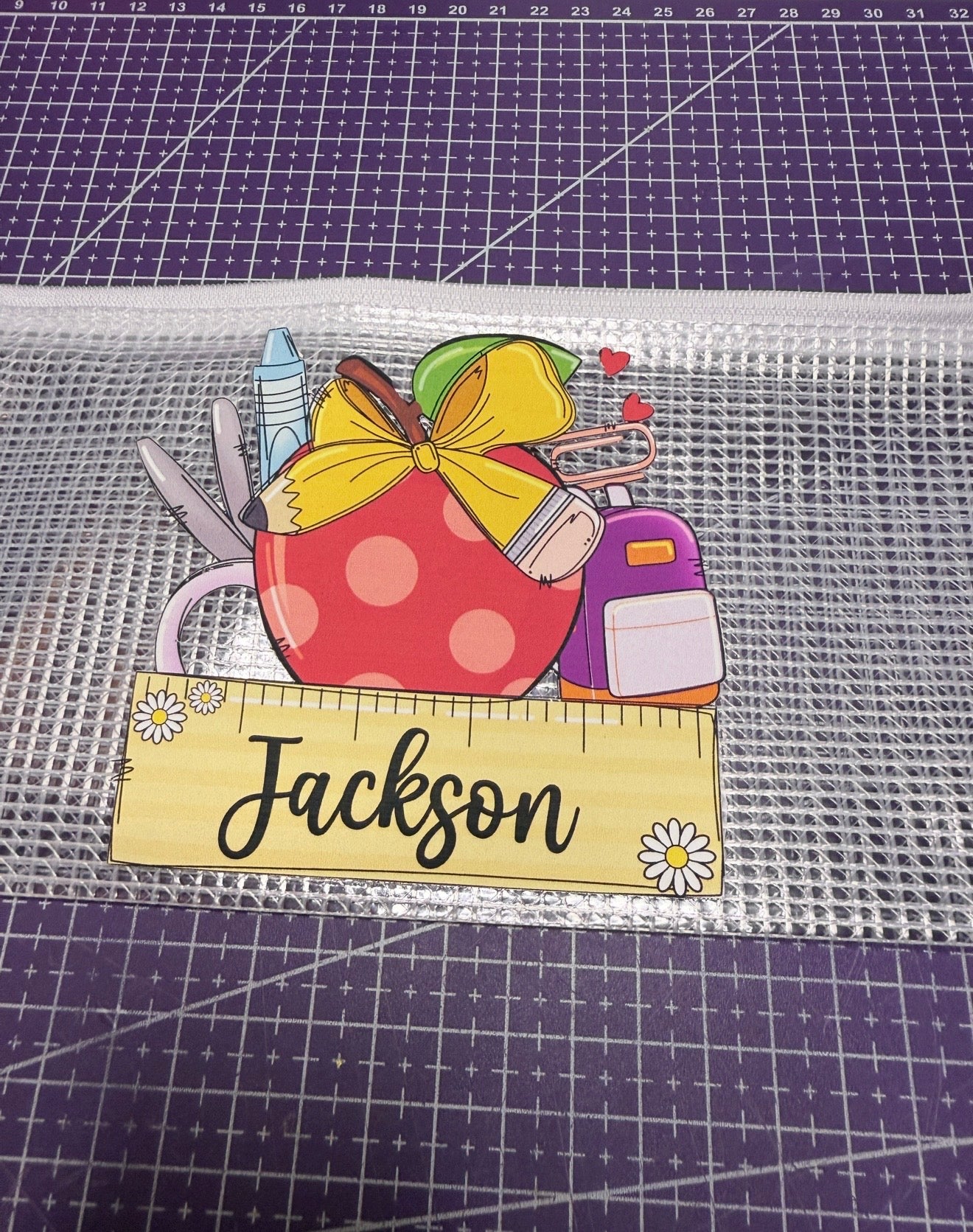 Personalised Holographic Pencil Case – Fun & Durable Back to School Style!