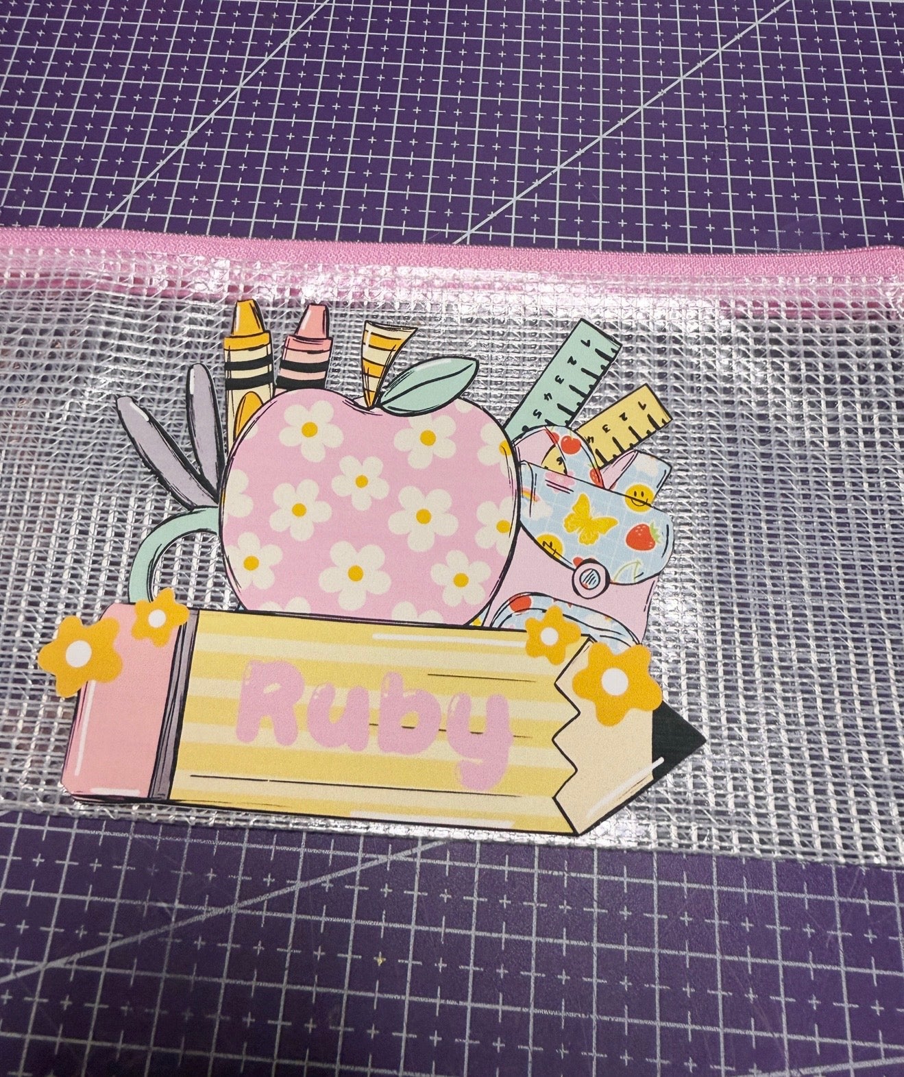 Personalised Holographic Pencil Case – Fun & Durable Back to School Style!