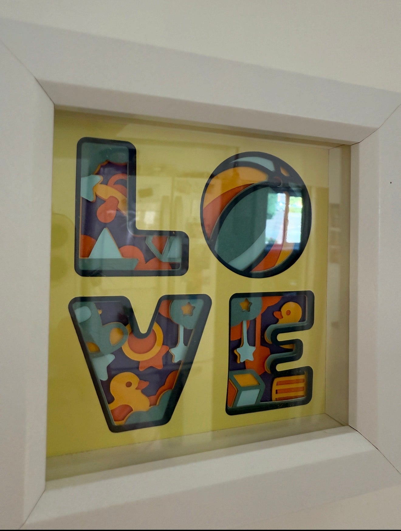 Duckie Love β 3D Nursery Shadow Box Frame π€π