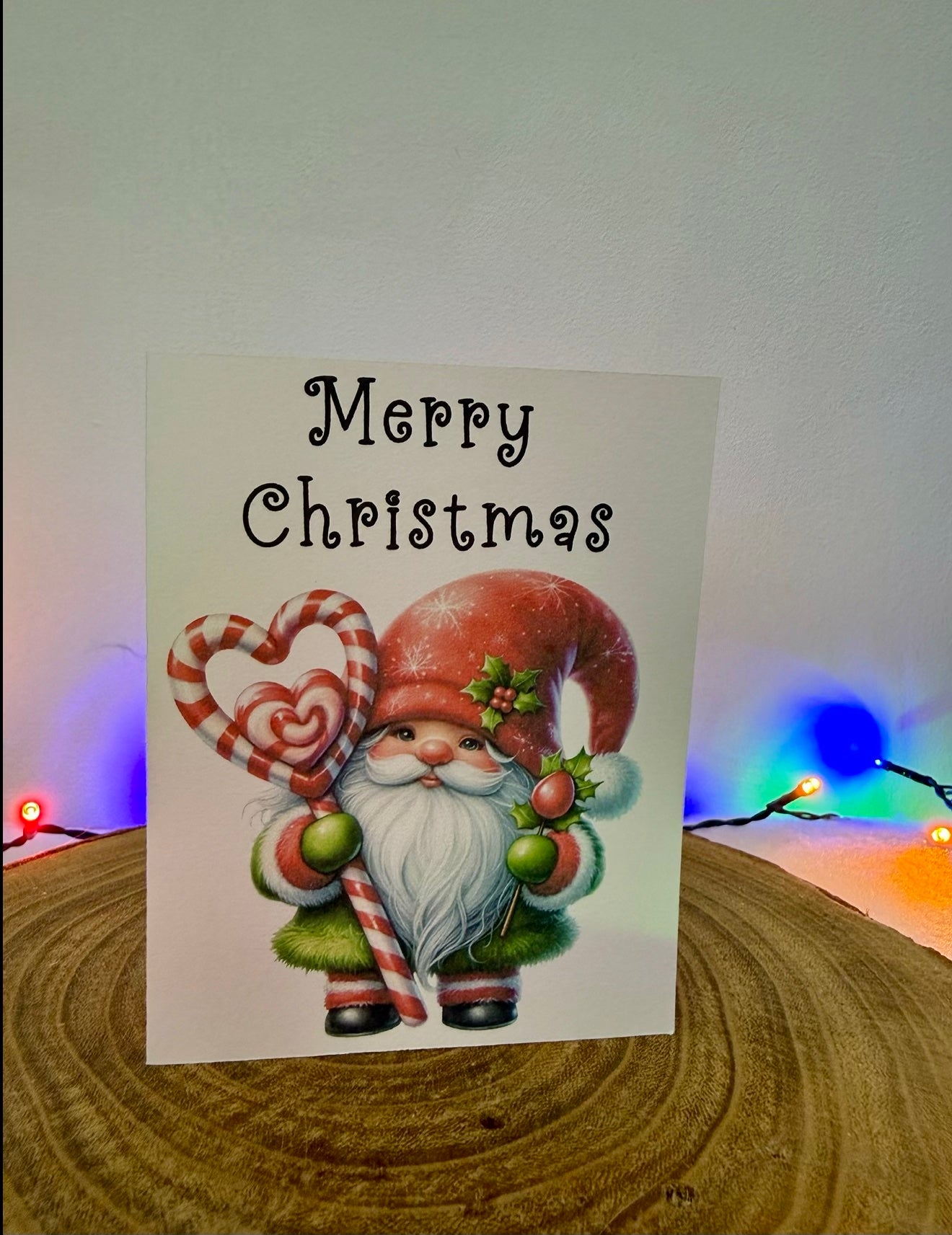 Candy Cane Gonk Collection – Set of 10 Christmas Cards with Envelopes