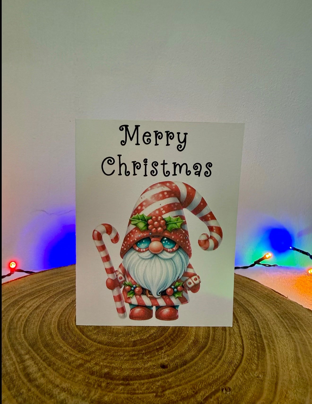 Candy Cane Gonk Collection – Set of 10 Christmas Cards with Envelopes