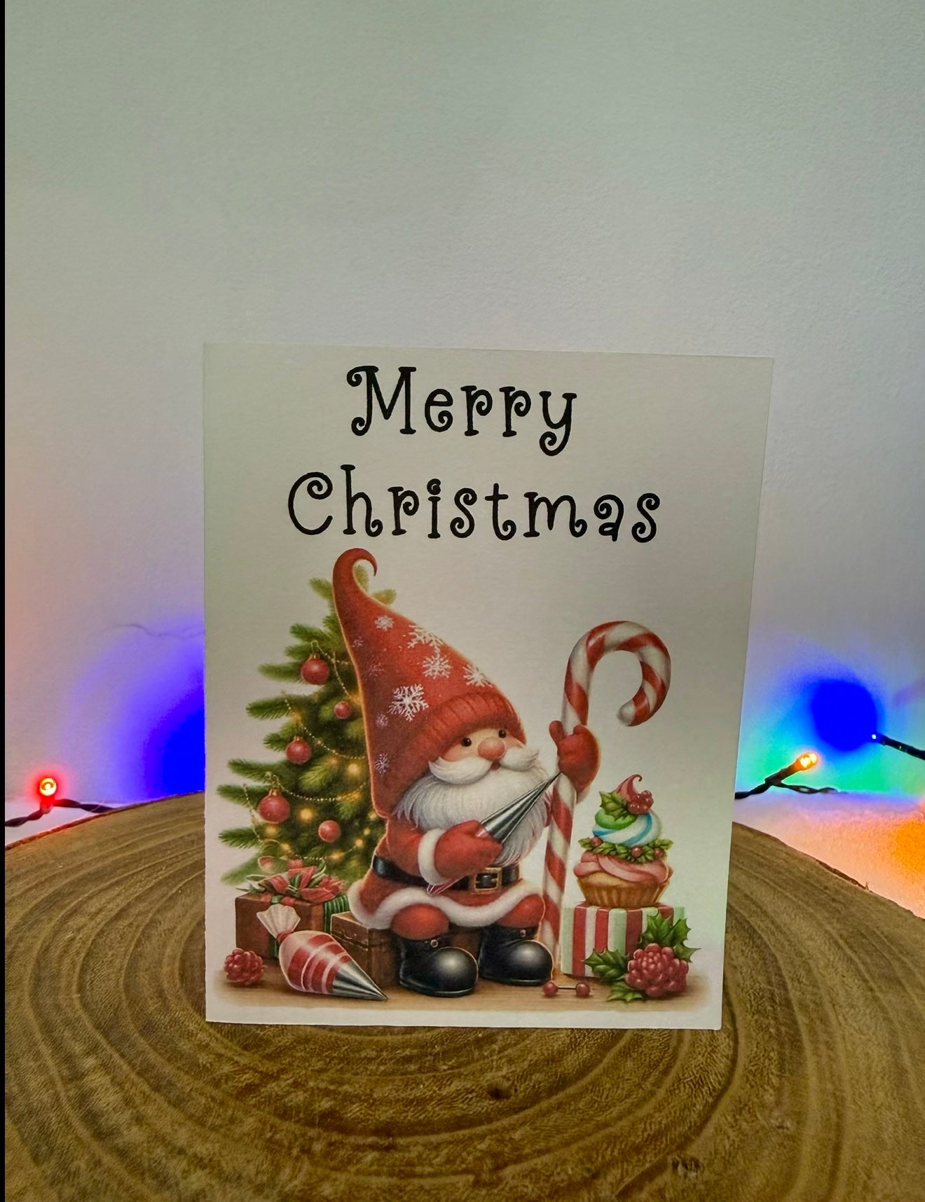 Candy Cane Gonk Collection – Set of 10 Christmas Cards with Envelopes
