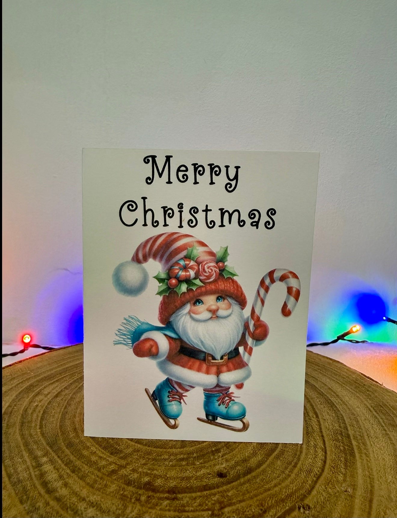 Candy Cane Gonk Collection – Set of 10 Christmas Cards with Envelopes