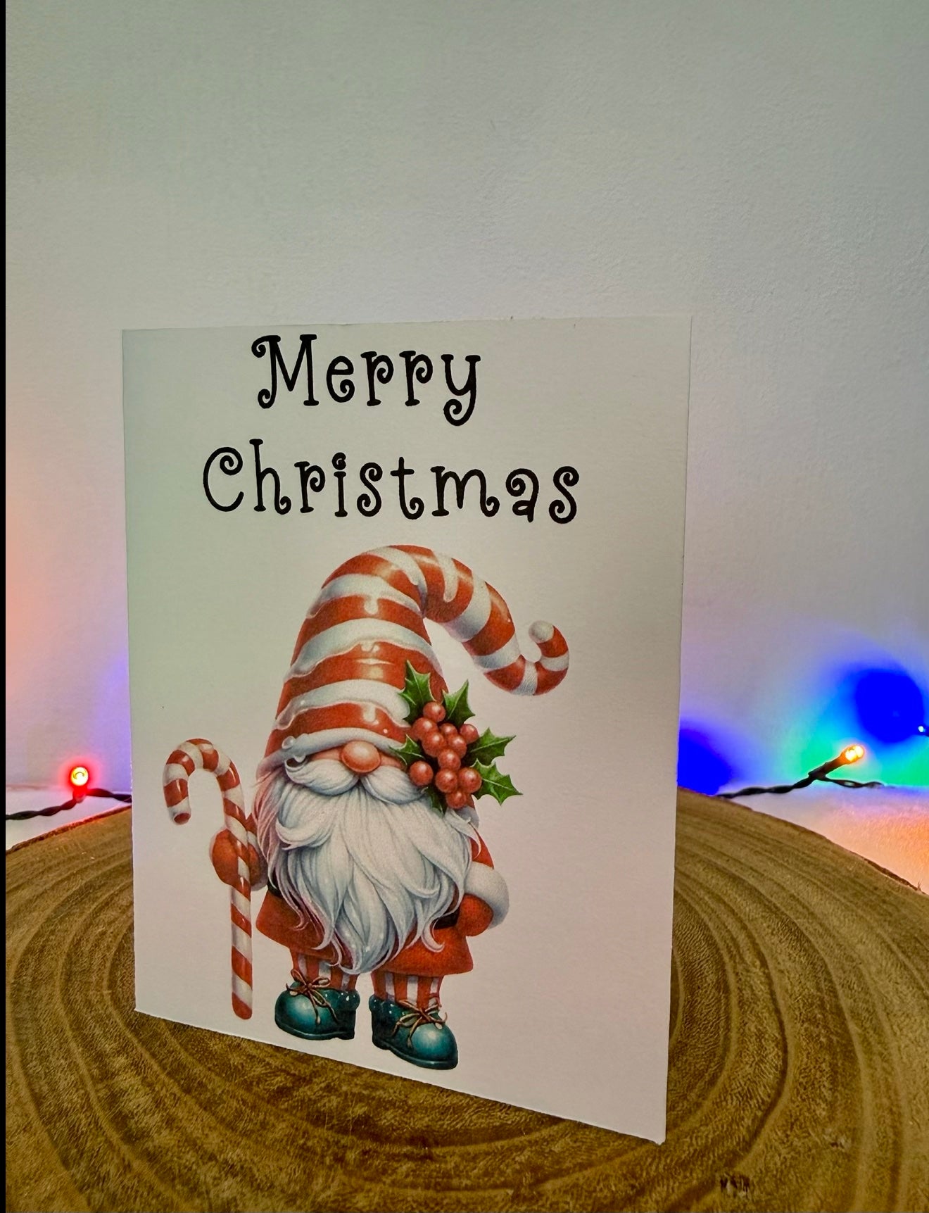 Candy Cane Gonk Collection – Set of 10 Christmas Cards with Envelopes