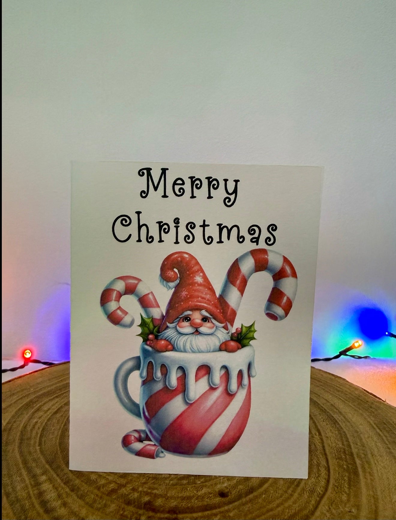 Candy Cane Gonk Collection – Set of 10 Christmas Cards with Envelopes