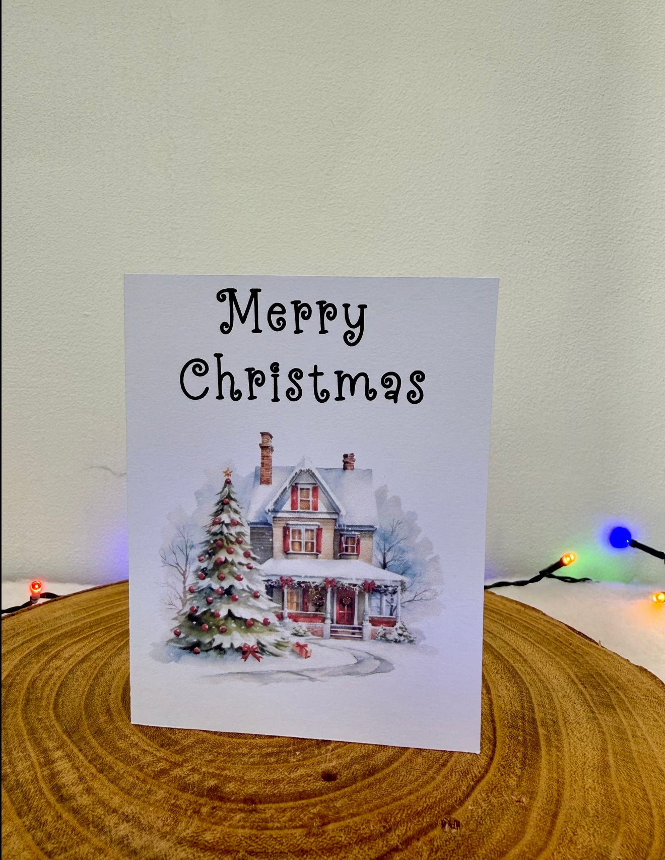 Classic Christmas Collection – Set of 10 Christmas Cards with Brown Envelopes