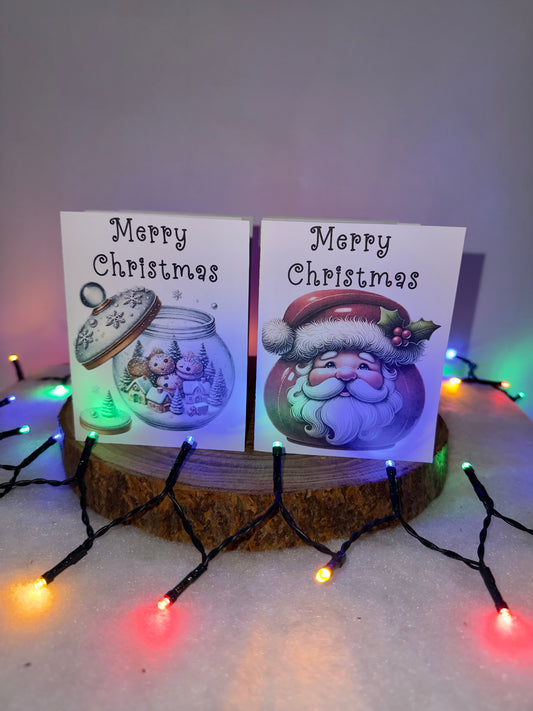 Cookie Jar Christmas Collection – Set of 6 Festive Cards with Envelopes