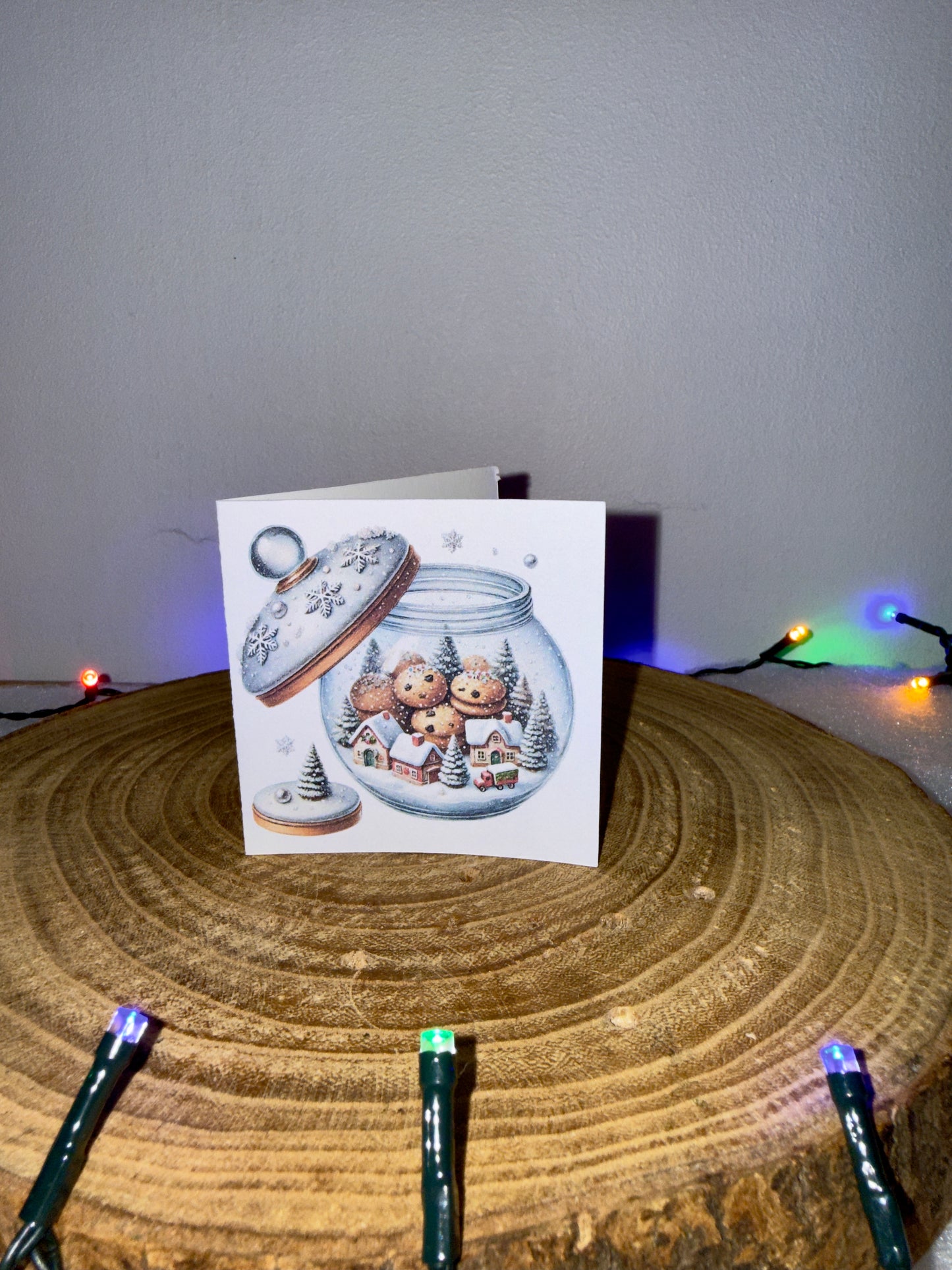 Cookie Jar Christmas Collection – Set of 6 Small Festive Cards with Envelopes
