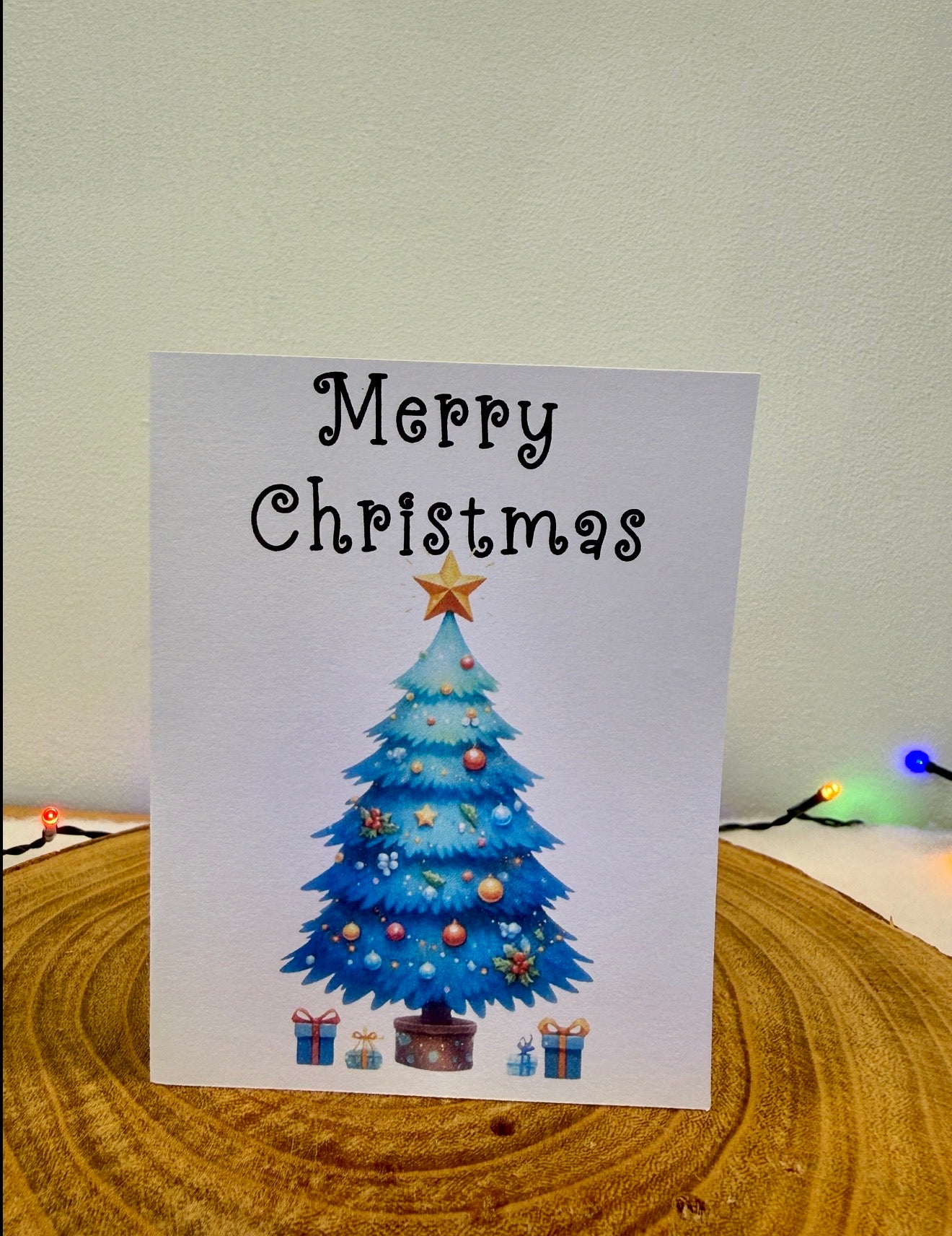 Decorated Christmas Tree Collection – Set of 10 Christmas Cards with Envelopes