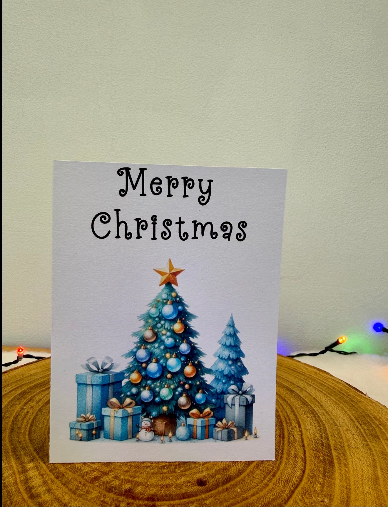 Decorated Christmas Tree Collection – Set of 10 Christmas Cards with Envelopes