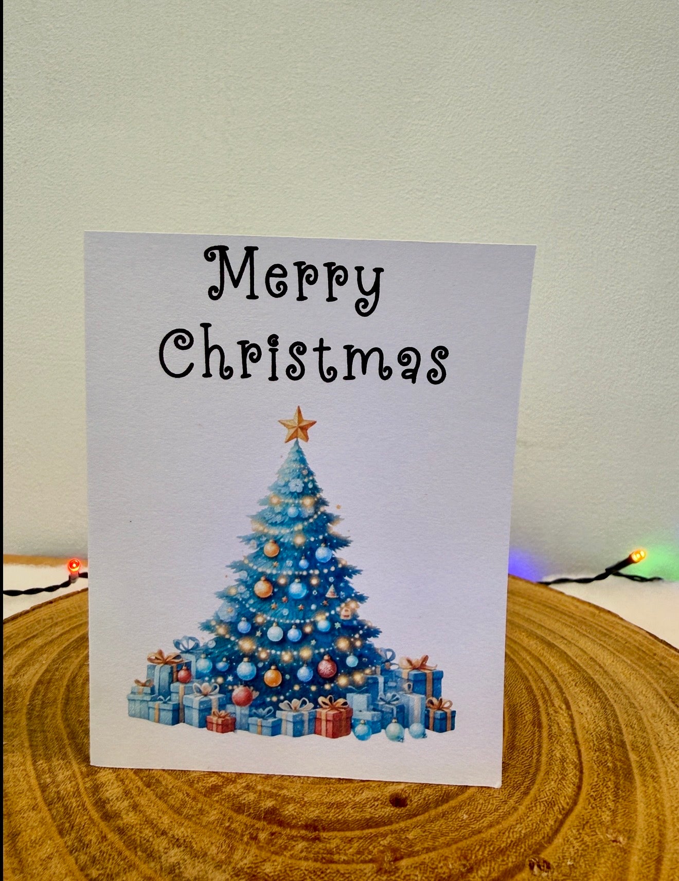 Decorated Christmas Tree Collection – Set of 10 Christmas Cards with Envelopes