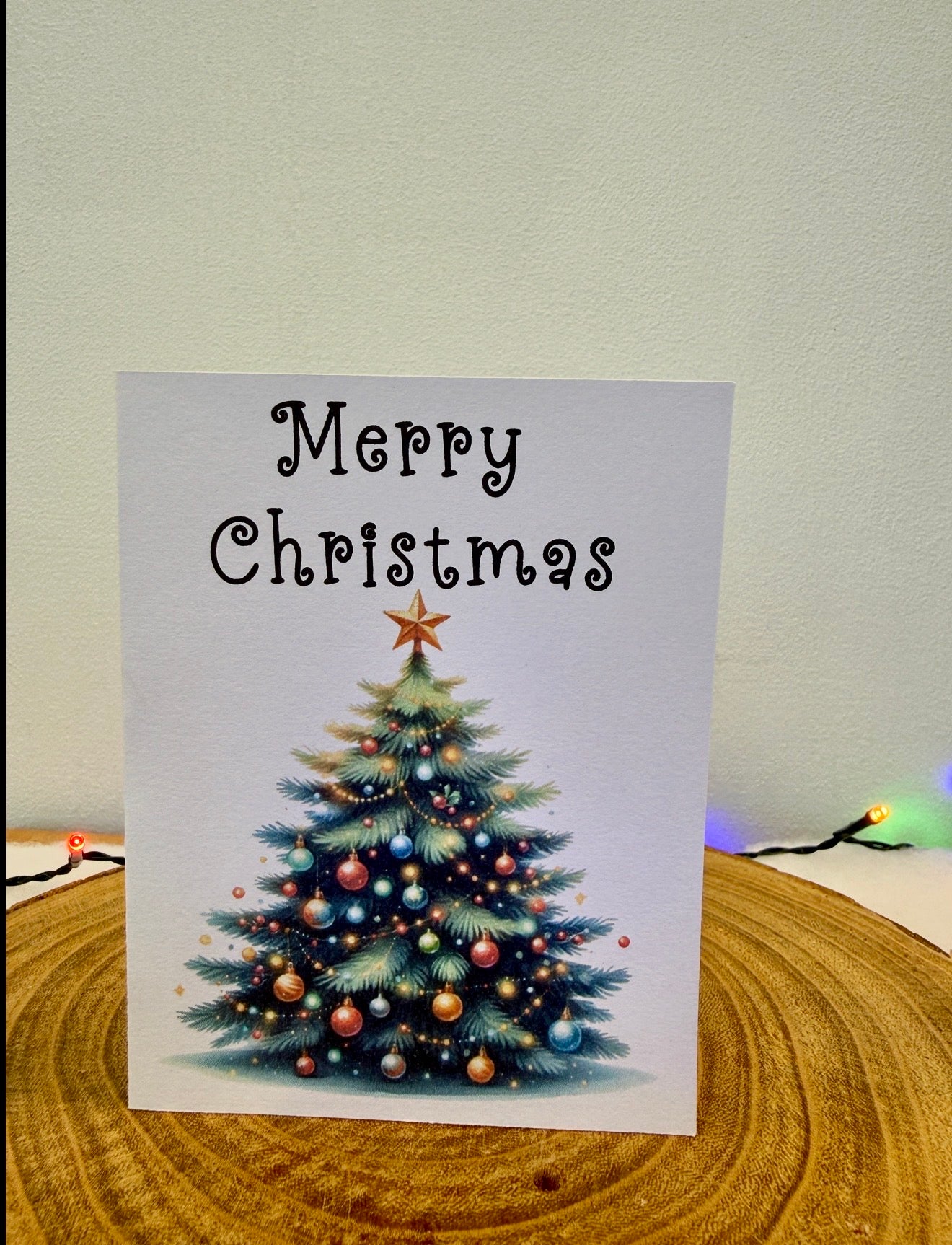 Decorated Christmas Tree Collection – Set of 10 Christmas Cards with Envelopes