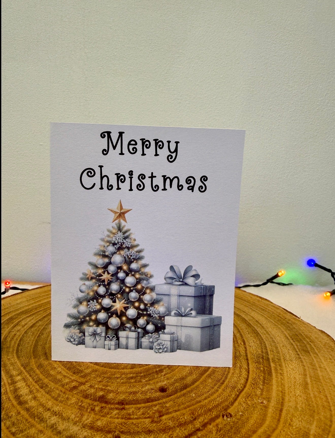 Decorated Christmas Tree Collection – Set of 10 Christmas Cards with Envelopes