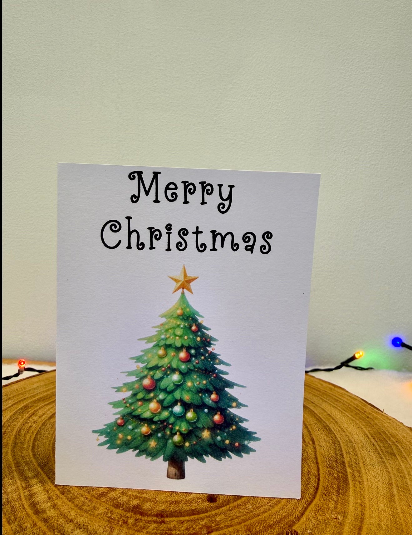 Decorated Christmas Tree Collection – Set of 10 Christmas Cards with Envelopes