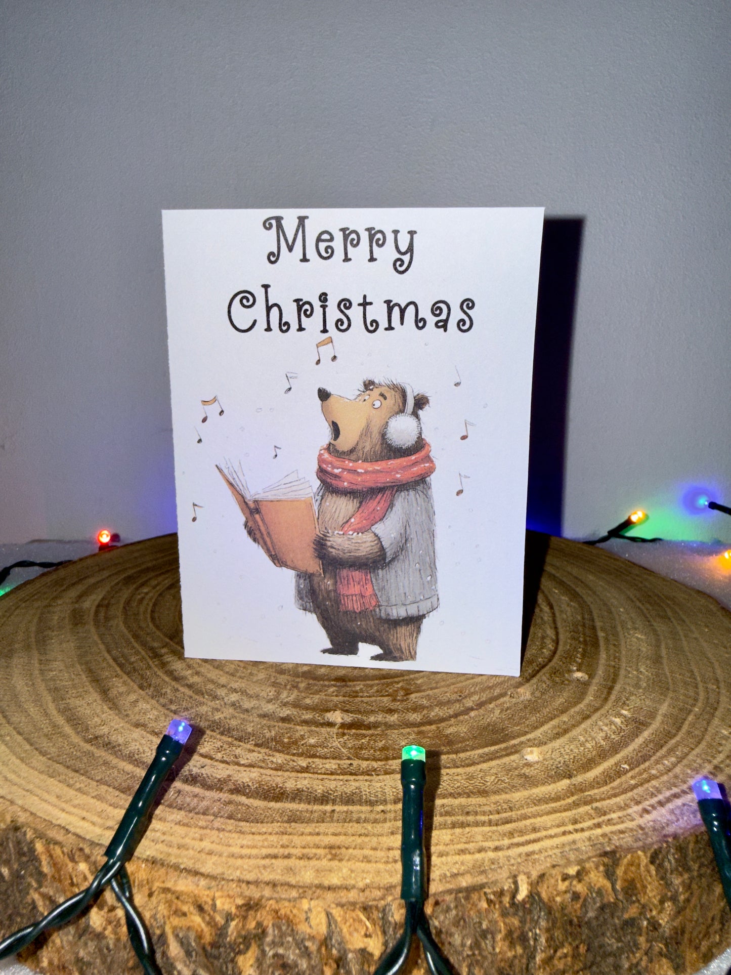 Festive Bear Collection – Set of 8 Christmas Cards with Envelopes
