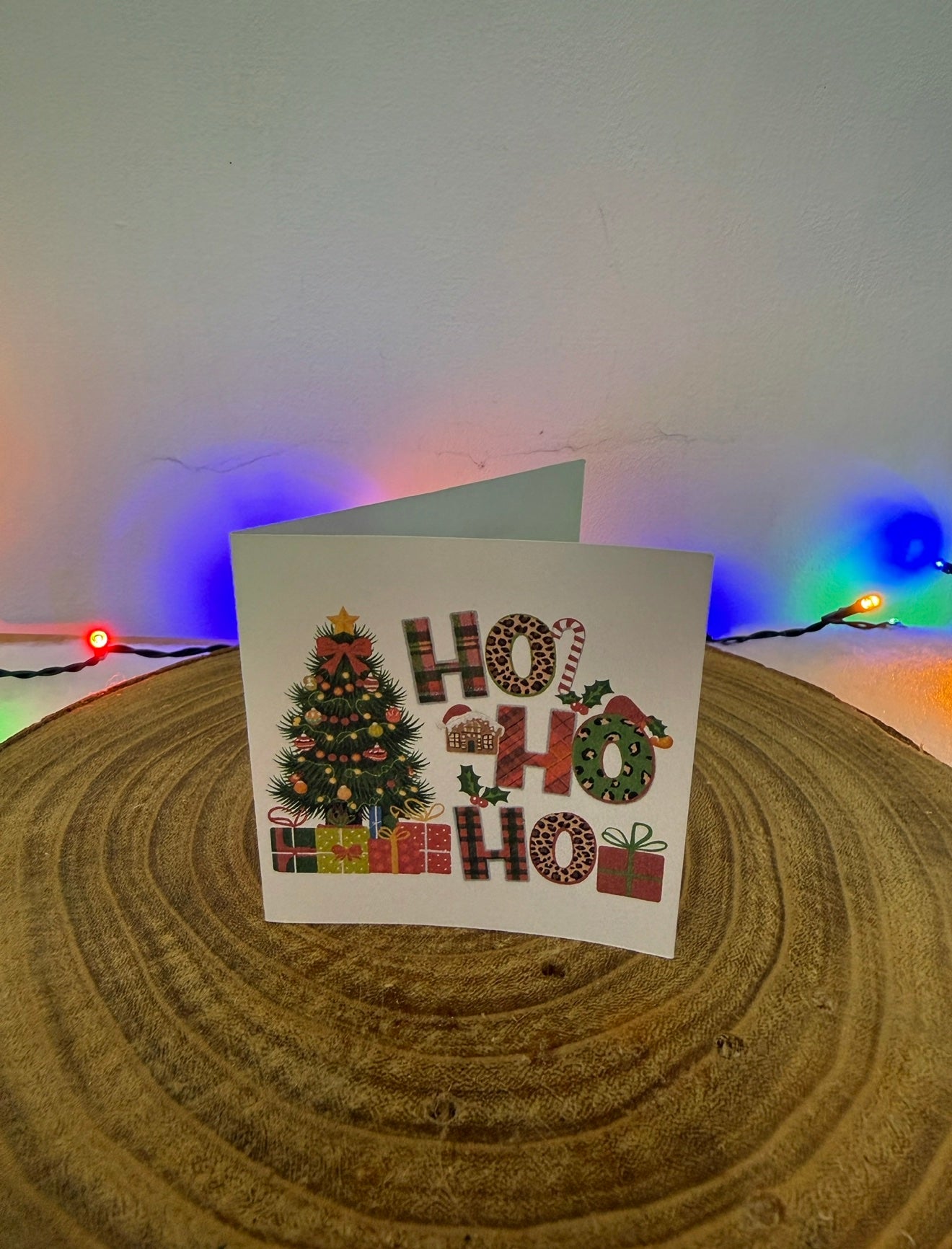 Festive Fun Cards – Set of 10 Small Christmas Cards with Colour Envelopes