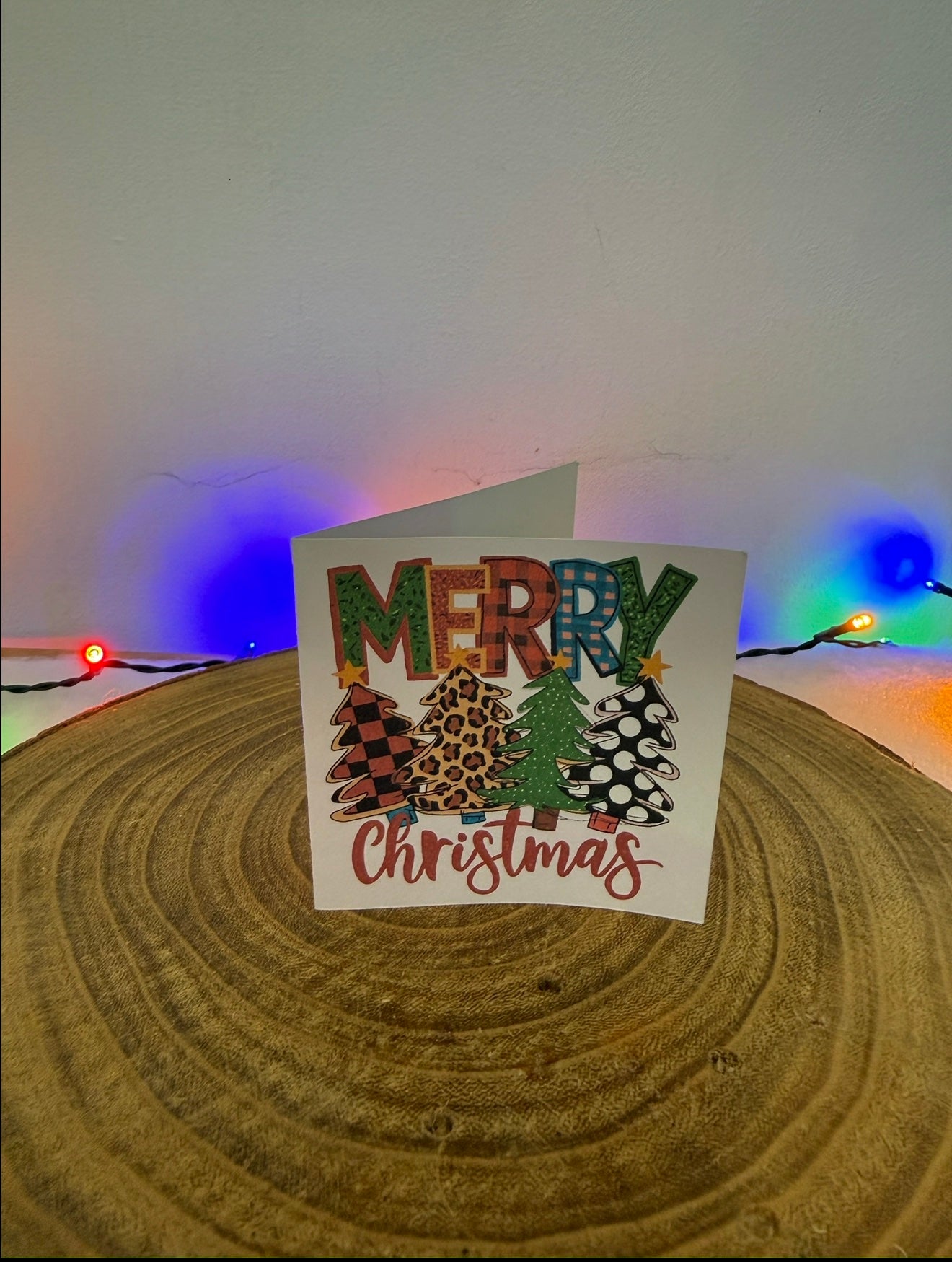 Festive Fun Cards – Set of 10 Small Christmas Cards with Colour Envelopes