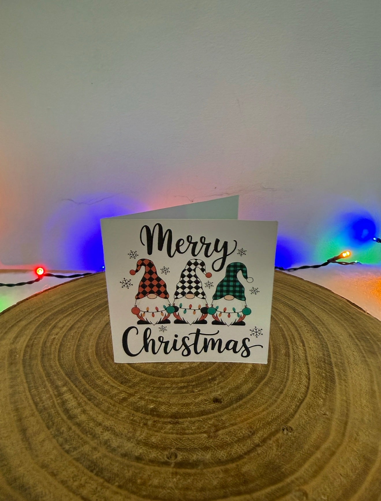 Festive Fun Cards – Set of 10 Small Christmas Cards with Colour Envelopes