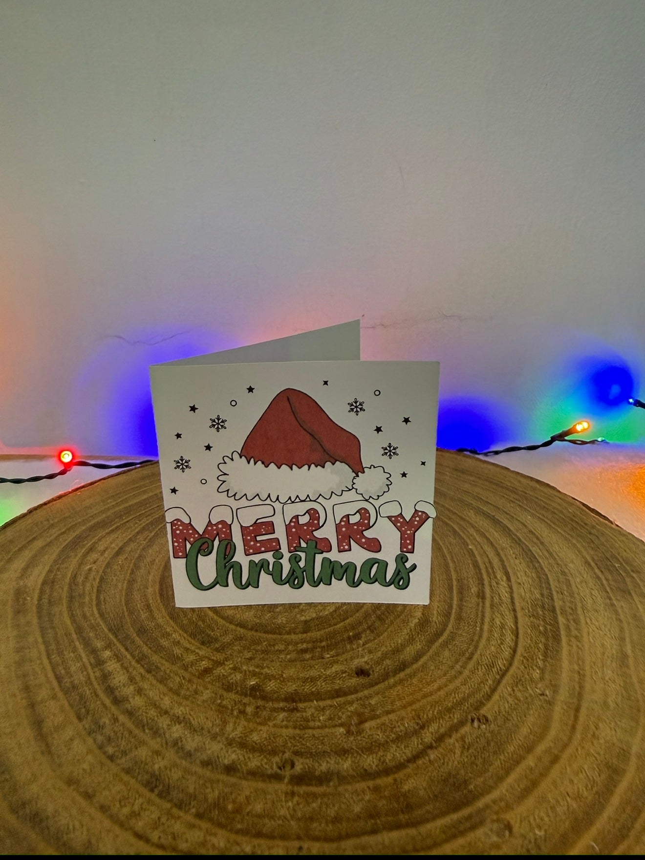 Festive Fun Cards – Set of 10 Small Christmas Cards with Colour Envelopes