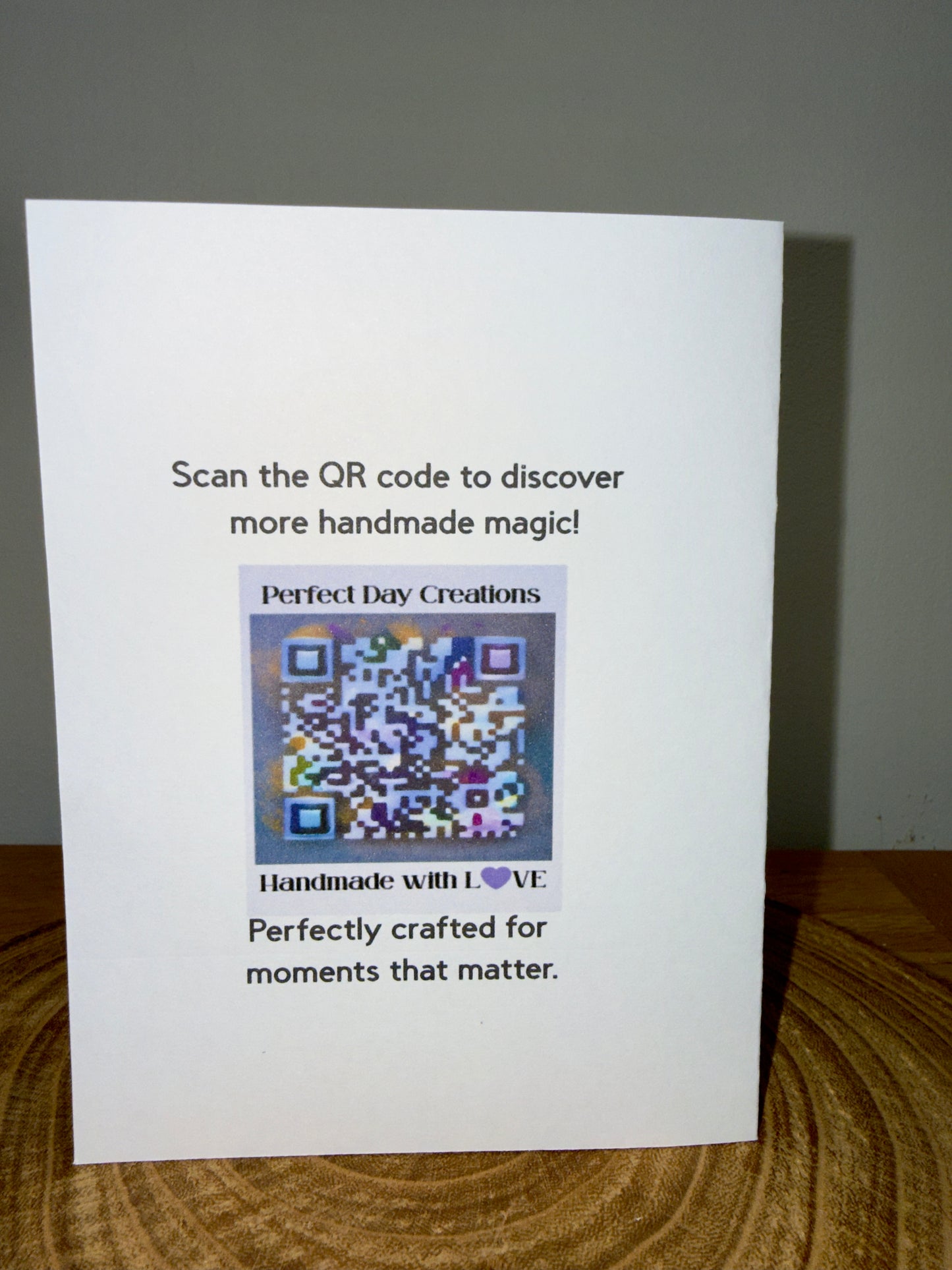 Full Moon Promise – Lotus & Roses Engagement Card