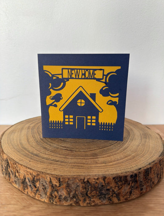 Home Sweet Home – New Home Cut-Out Card