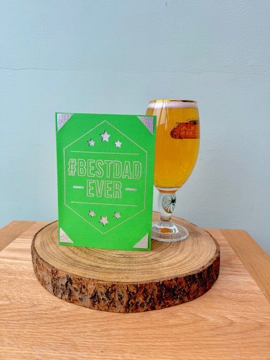 Best Dad Ever! curtaway card