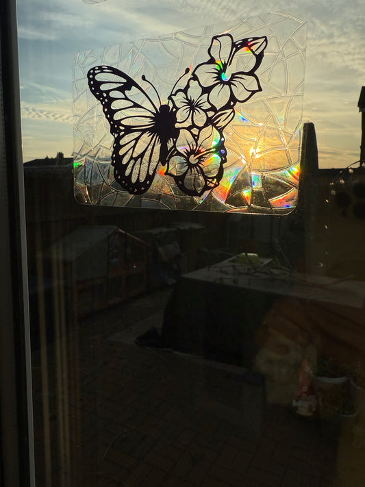 Beautiful Butterfly Sun Catcher