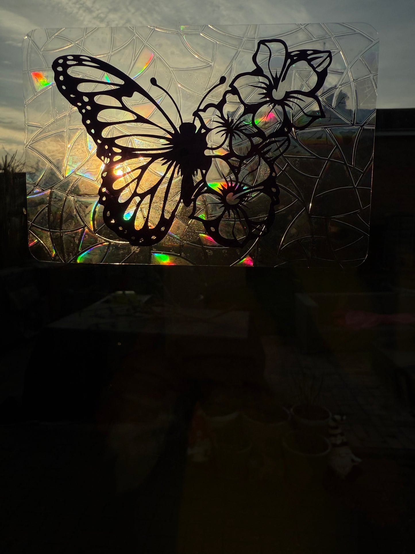 Beautiful Butterfly Sun Catcher