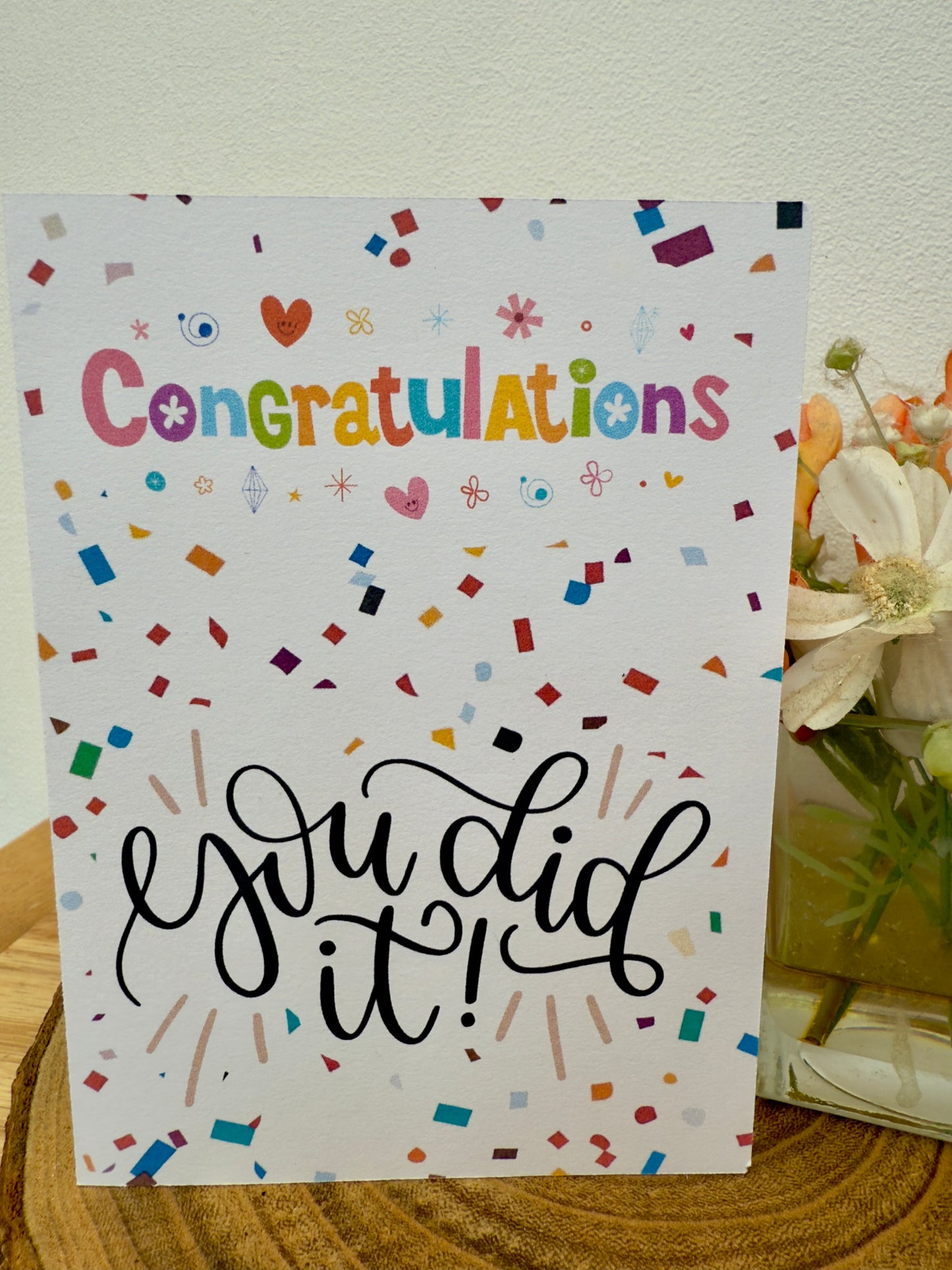 Bursting with Pride – You Did It! Card
