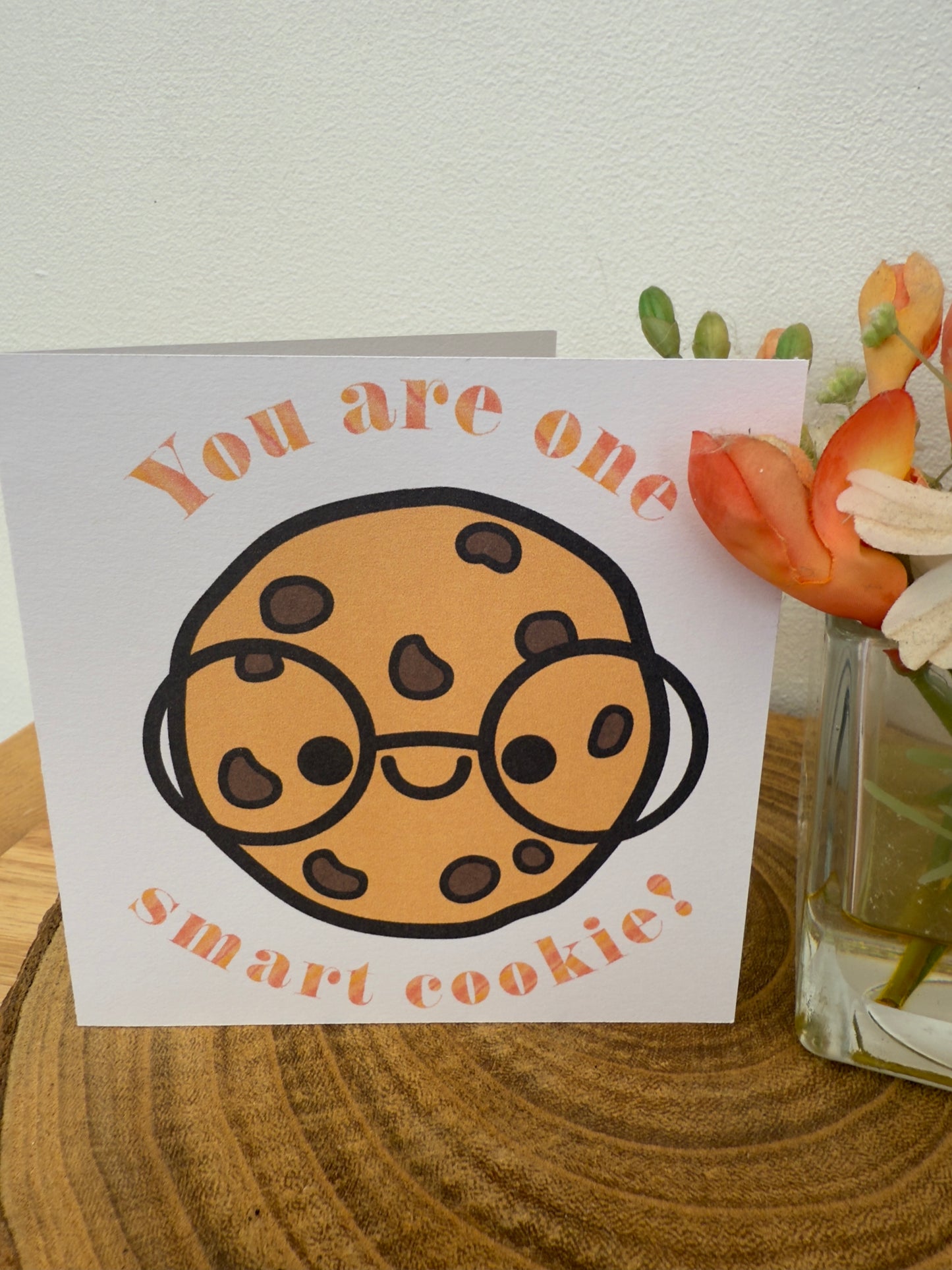 One Smart Cookie – Fun Congratulations Card with Cute Cookie Design