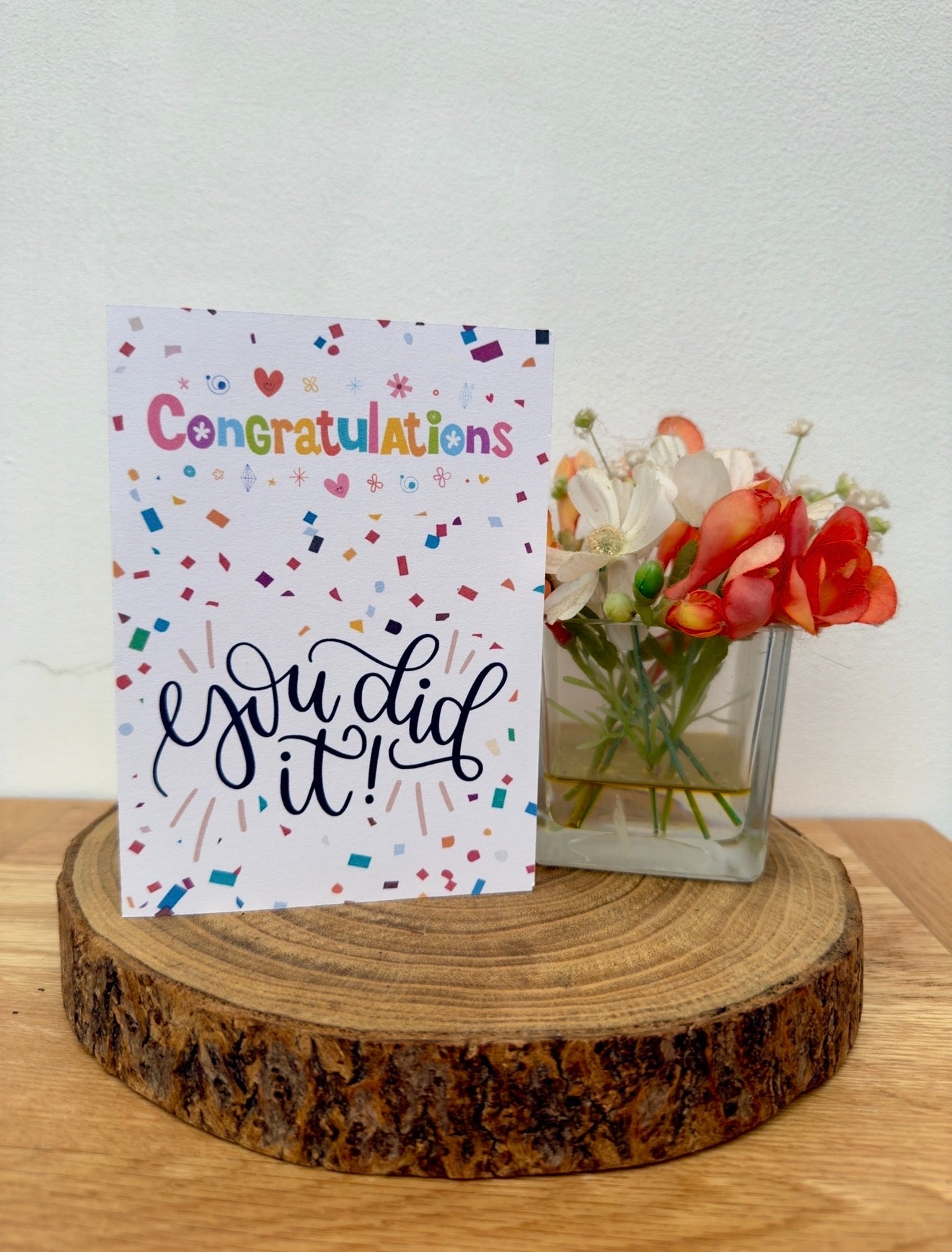 Bursting with Pride – You Did It! Card