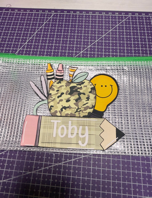Personalised Holographic Pencil Case – Fun & Durable Back to School Style!