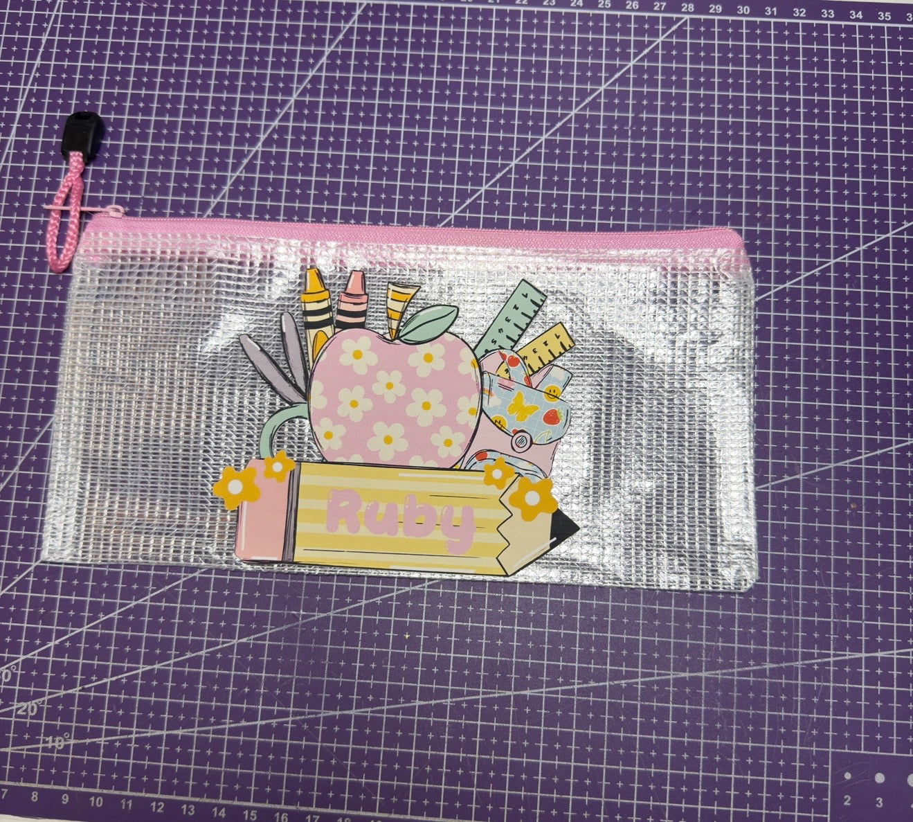 Personalised Holographic Pencil Case – Fun & Durable Back to School Style!