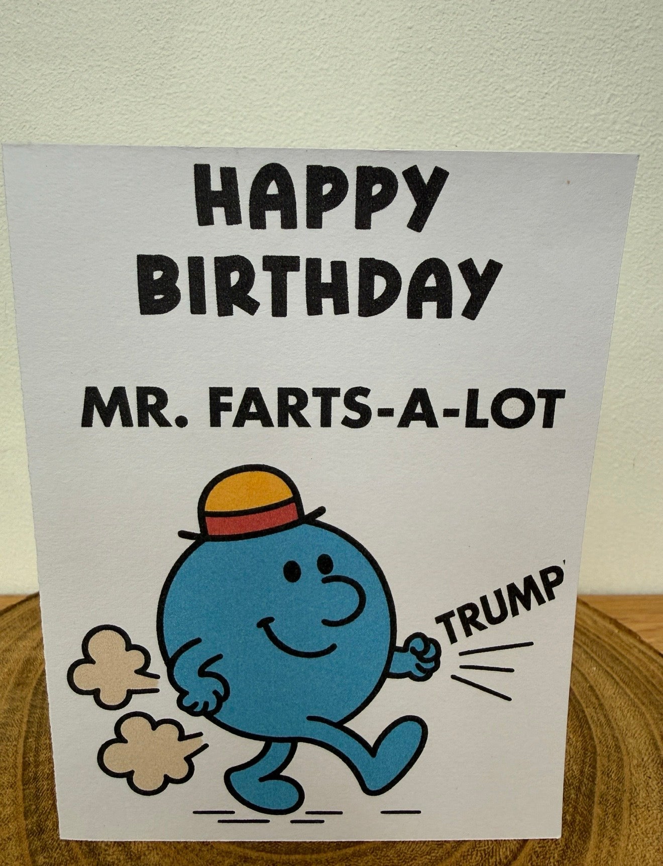 Mister & Misschief – Mr. Farts-a-Lot Birthday Card (Funny Cheeky Humour)