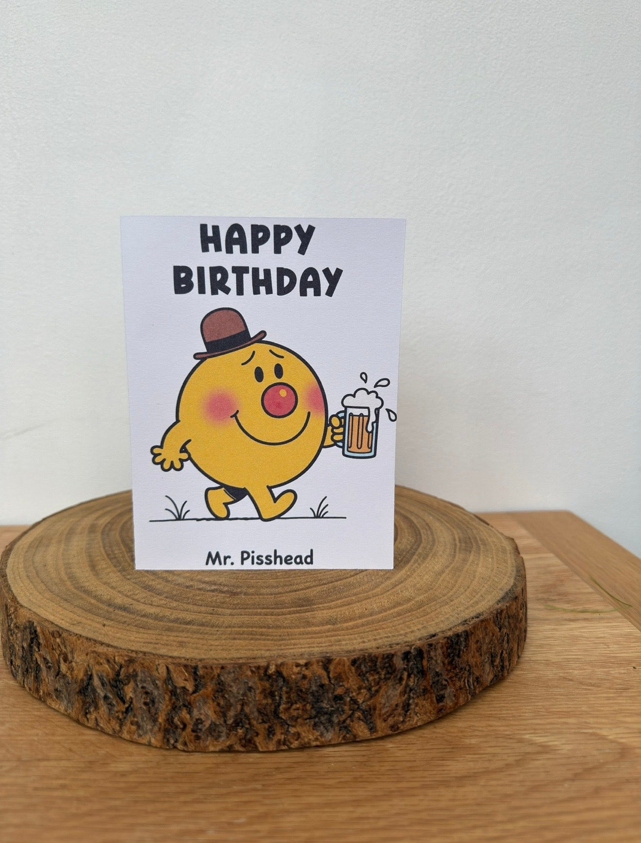 Mister & Misschief – Mr. Pisshead Birthday Card (Funny Adult Humour)