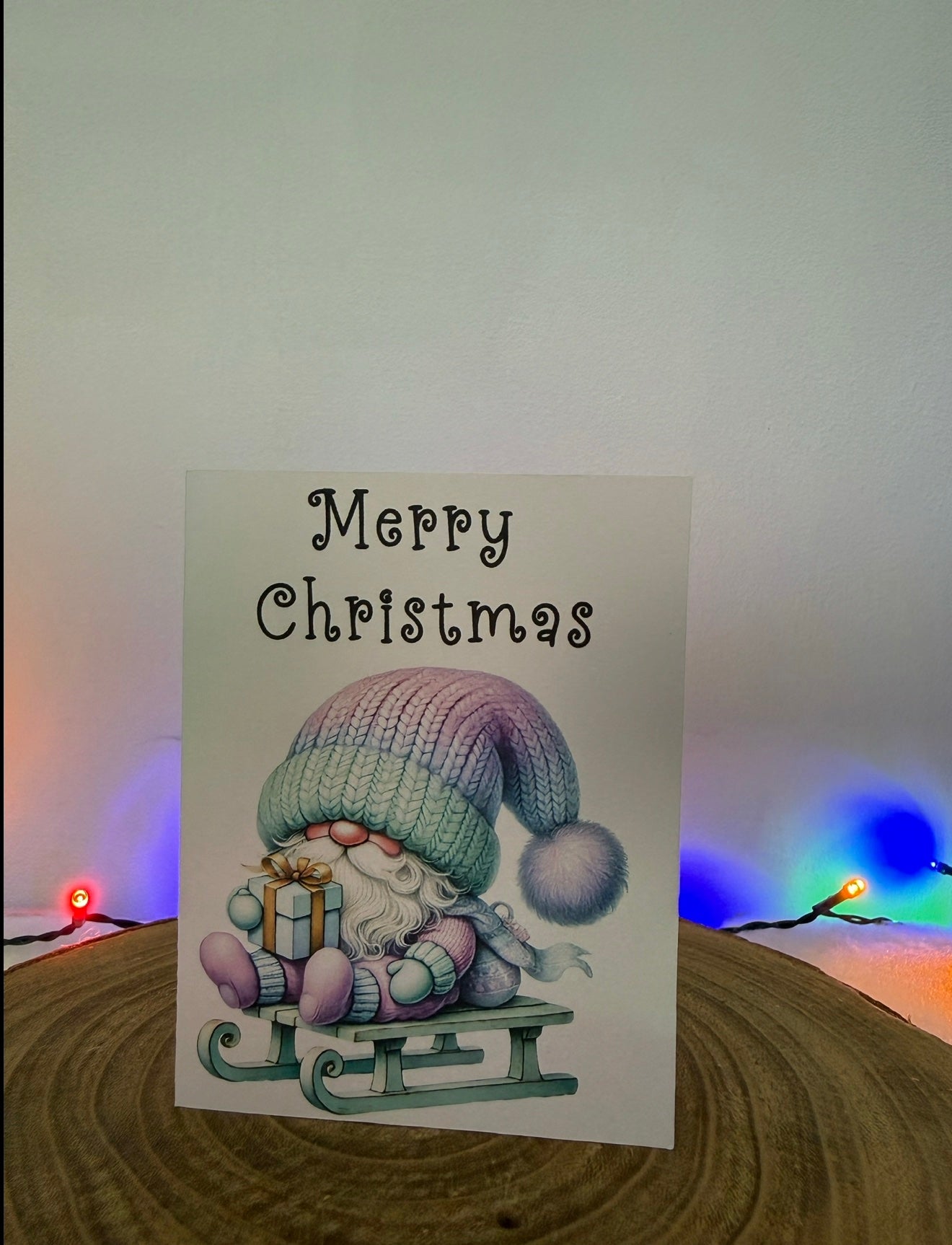 Pastel Gonk Collection – Set of 10 Christmas Cards with Envelopes