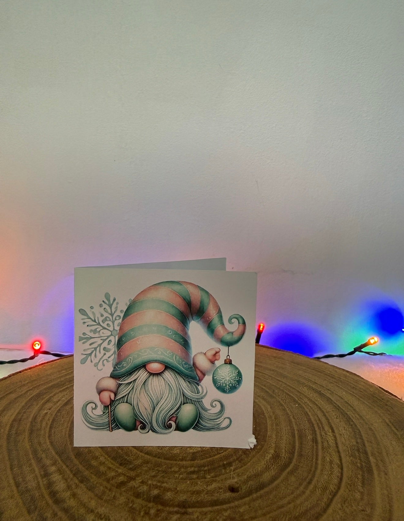 Pastel Gonk Collection – Set of 10 Small Square Christmas Cards with Envelopes