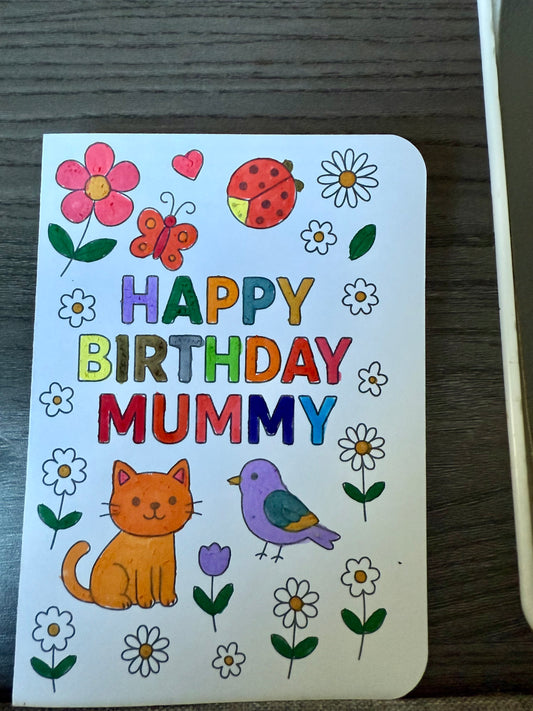 Colour-Me-In Birthday Cards