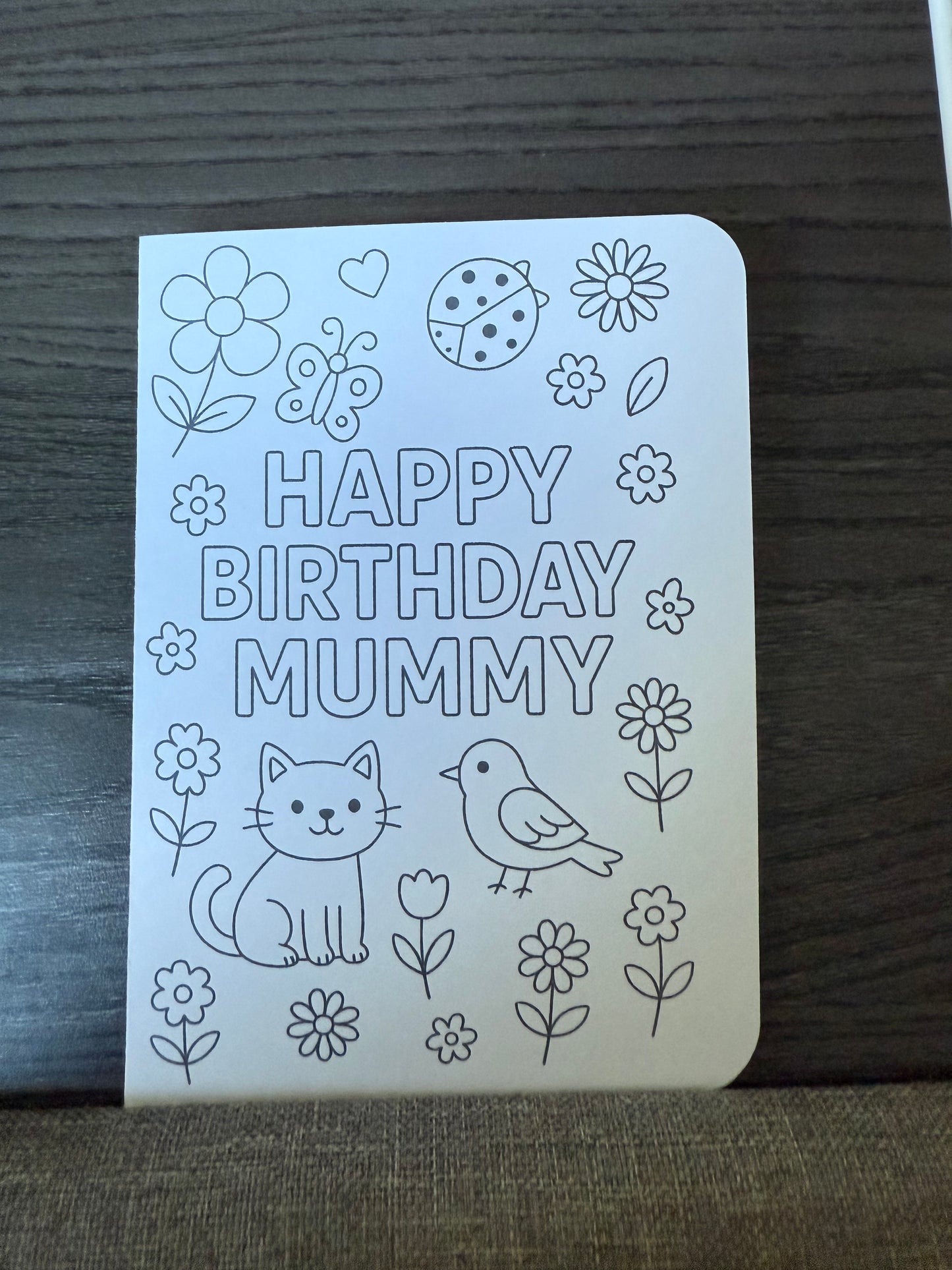 Colour-Me-In Birthday Cards