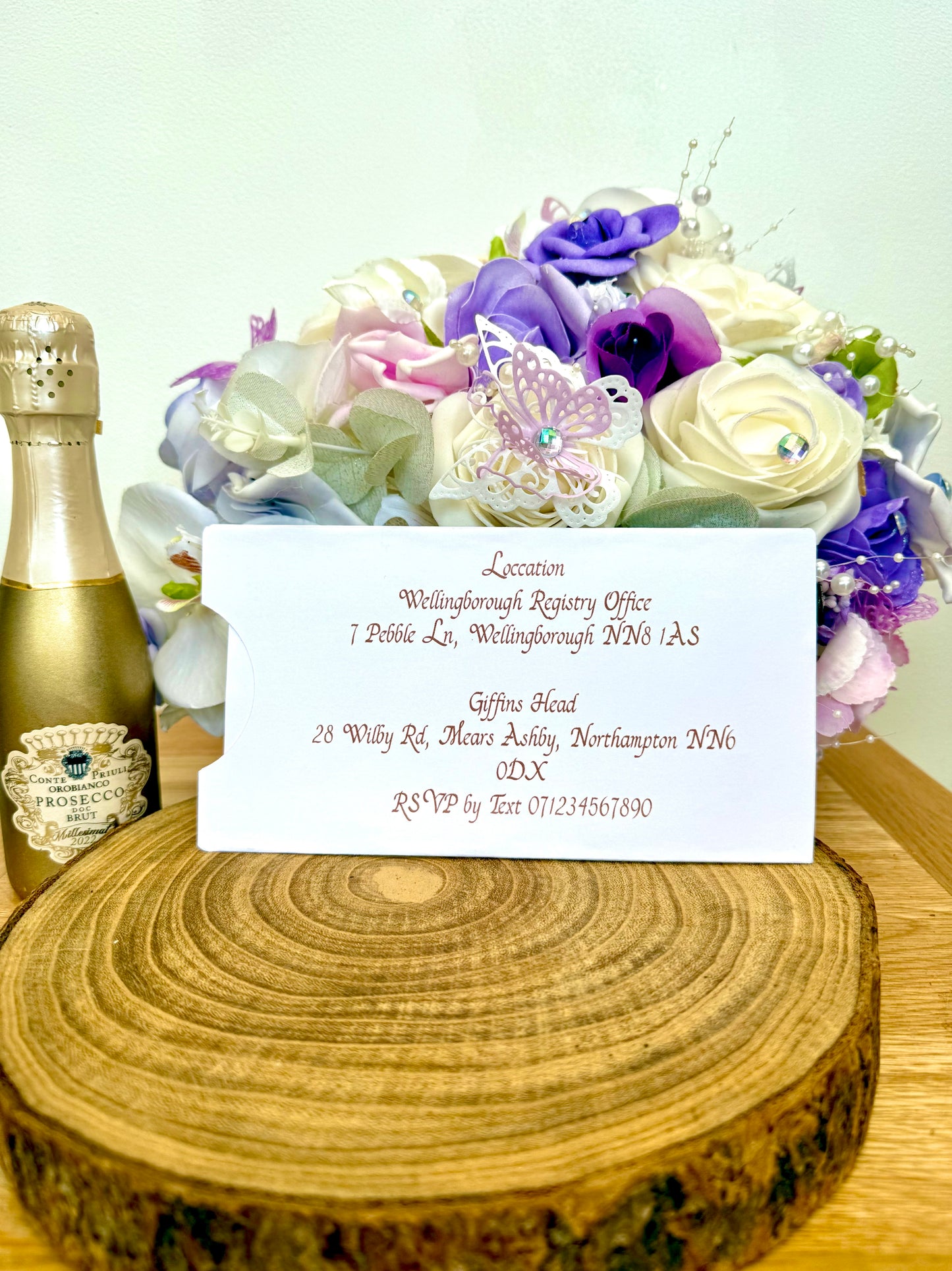 "Slide Into Forever" Wedding Invitation